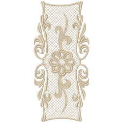 Flowers And Tree Embroidery Design 2